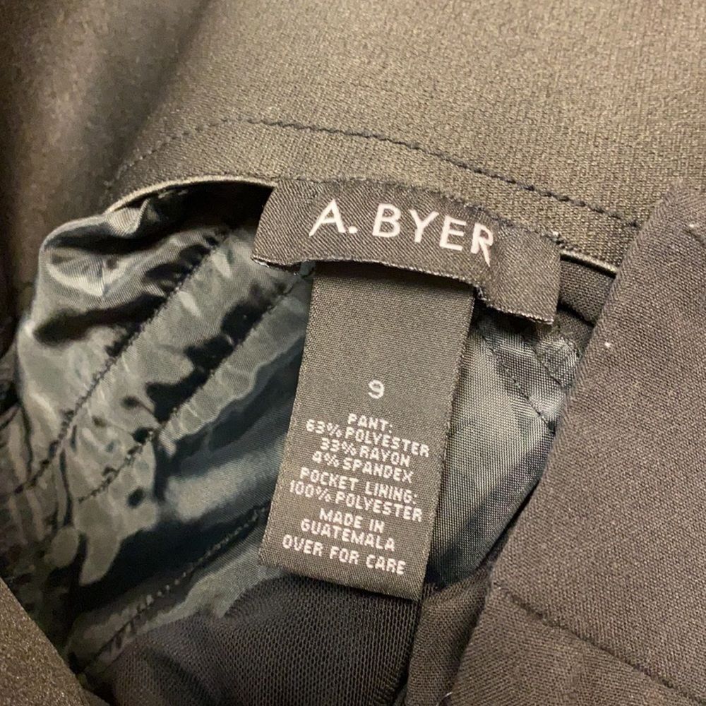 A. Byer Black Dress pants sz. 9 - Picture 5 of 5